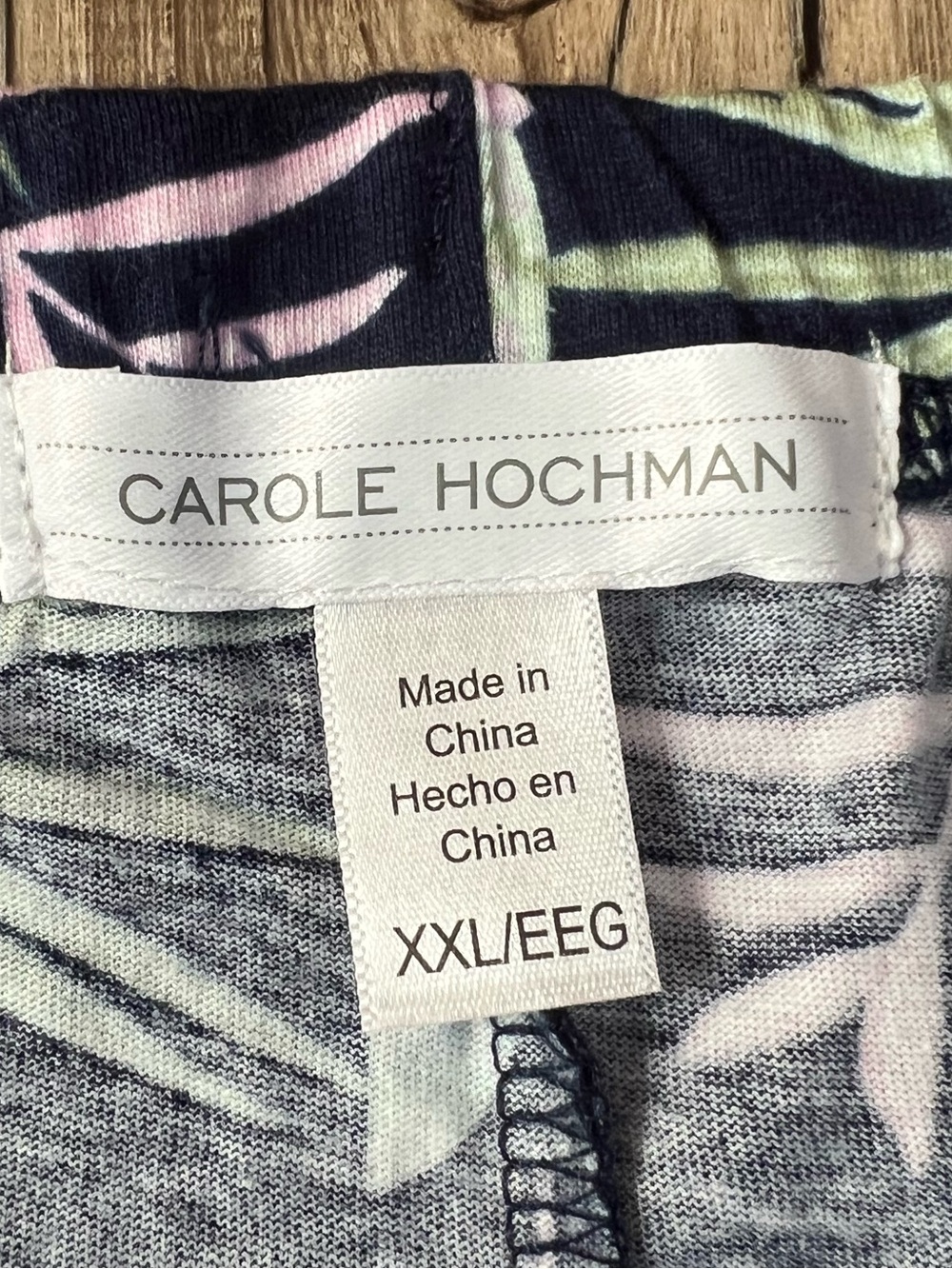 NEW Carole Hochman Floral Pajama Capris 100% Cotton PJs Size XXL NWT - Picture 5 of 9